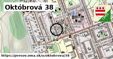 Októbrová 38, Prešov