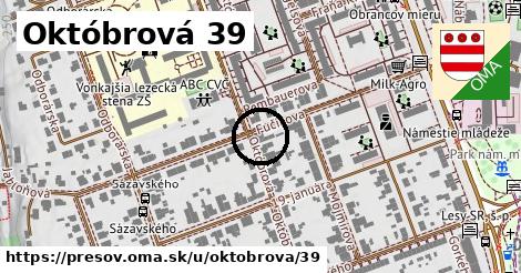 Októbrová 39, Prešov