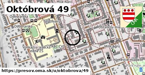 Októbrová 49, Prešov