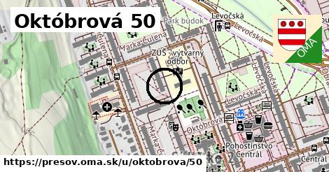 Októbrová 50, Prešov