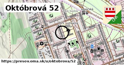 Októbrová 52, Prešov