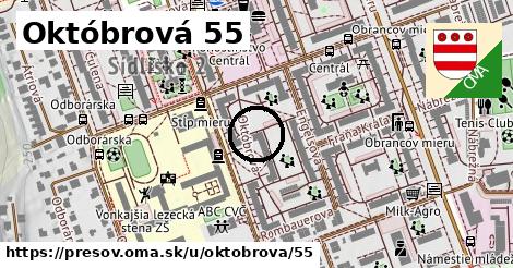 Októbrová 55, Prešov