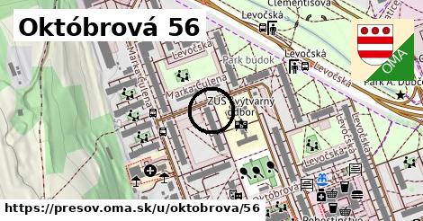 Októbrová 56, Prešov