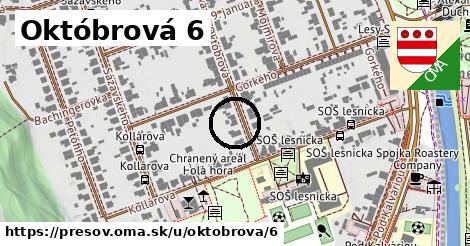 Októbrová 6, Prešov