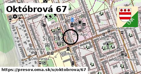 Októbrová 67, Prešov