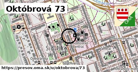 Októbrová 73, Prešov