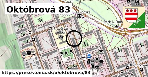 Októbrová 83, Prešov