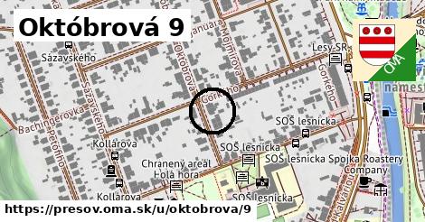 Októbrová 9, Prešov