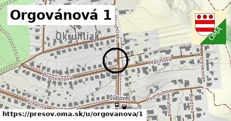 Orgovánová 1, Prešov
