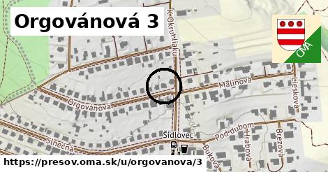 Orgovánová 3, Prešov