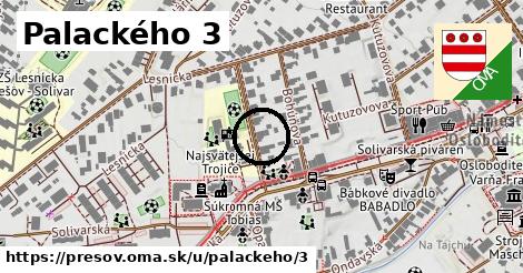 Palackého 3, Prešov