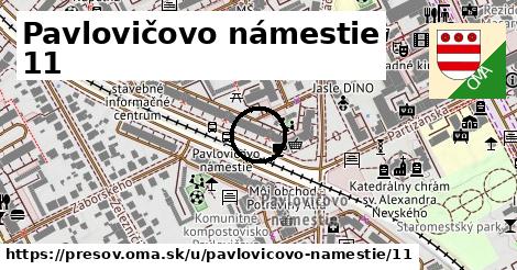 Pavlovičovo námestie 11, Prešov