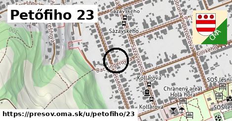 Petőfiho 23, Prešov