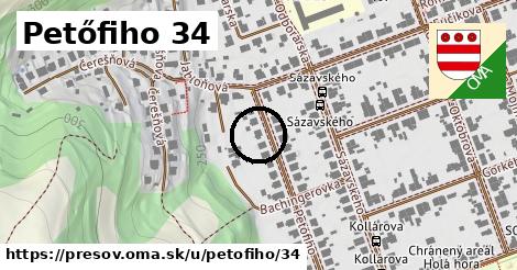 Petőfiho 34, Prešov