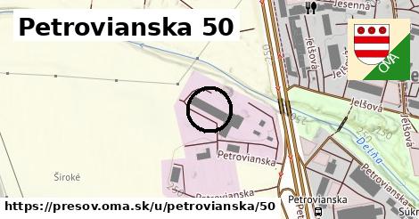 Petrovianska 50, Prešov