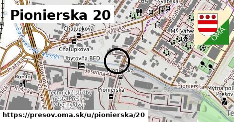 Pionierska 20, Prešov