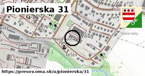 Pionierska 31, Prešov