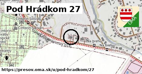 Pod Hrádkom 27, Prešov