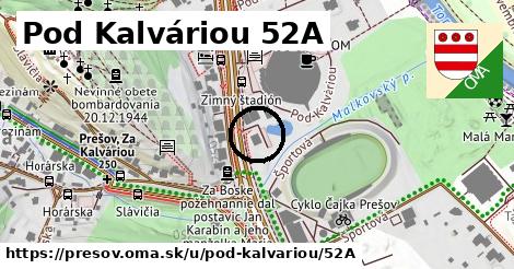 Pod Kalváriou 52A, Prešov