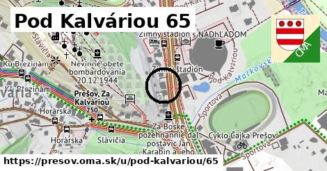 Pod Kalváriou 65, Prešov