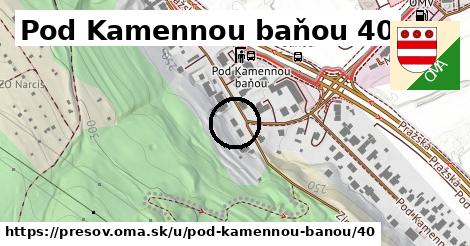 Pod Kamennou baňou 40, Prešov