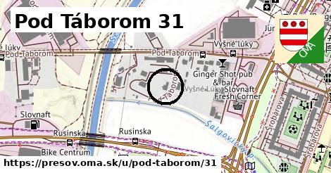 Pod Táborom 31, Prešov