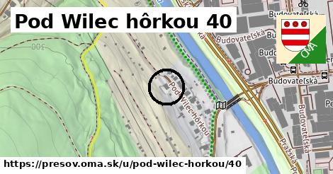 Pod Wilec hôrkou 40, Prešov