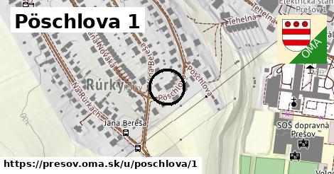 Pöschlova 1, Prešov