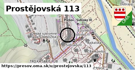 Prostějovská 113, Prešov