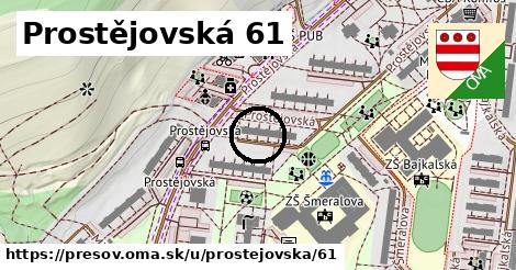 Prostějovská 61, Prešov