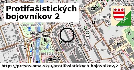 Protifašistických bojovníkov 2, Prešov