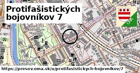 Protifašistických bojovníkov 7, Prešov