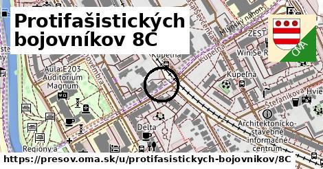 Protifašistických bojovníkov 8C, Prešov