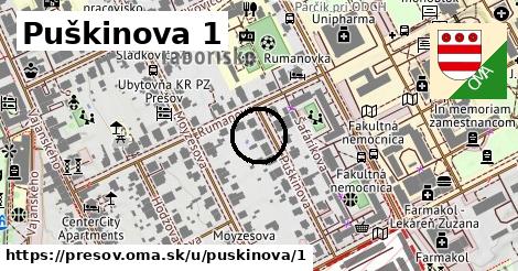 Puškinova 1, Prešov