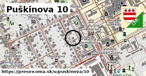 Puškinova 10, Prešov