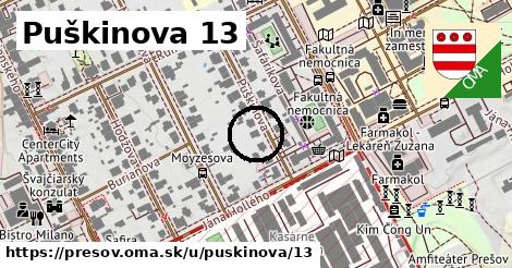 Puškinova 13, Prešov