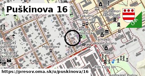 Puškinova 16, Prešov