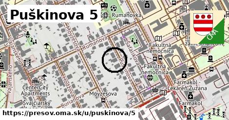 Puškinova 5, Prešov