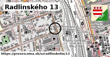 Radlinského 13, Prešov