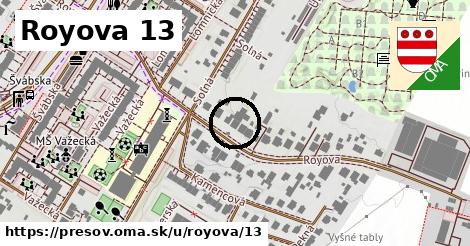 Royova 13, Prešov