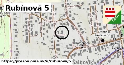 Rubínová 5, Prešov