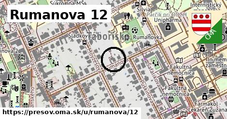 Rumanova 12, Prešov