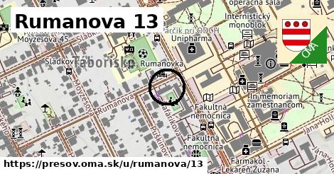 Rumanova 13, Prešov