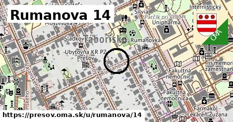 Rumanova 14, Prešov