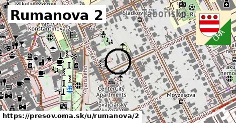 Rumanova 2, Prešov