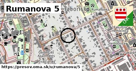 Rumanova 5, Prešov