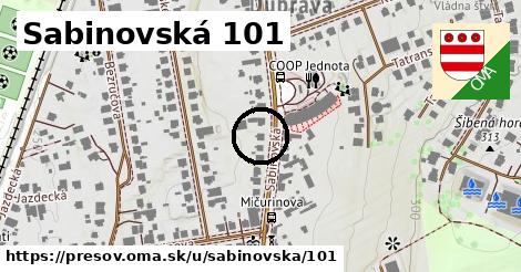 Sabinovská 101, Prešov