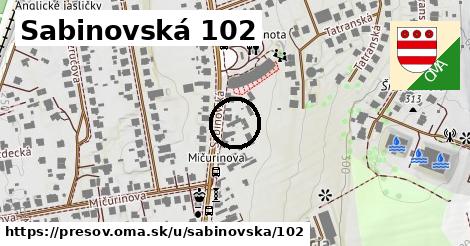 Sabinovská 102, Prešov