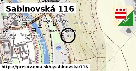 Sabinovská 116, Prešov