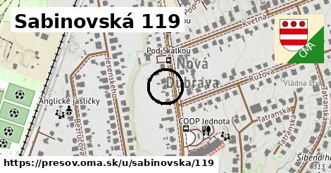 Sabinovská 119, Prešov